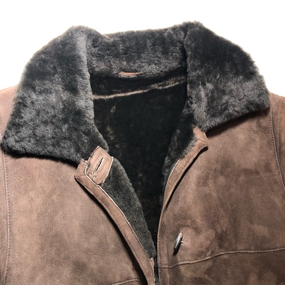 Wolff Teddy Fur Authentic Sheepskin Brown Women’s Coat Jacket 8 - Picture 3 of 7